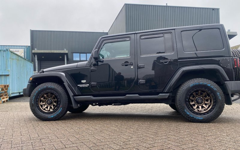 Jeep Wrangler met Fuel Covert velgen