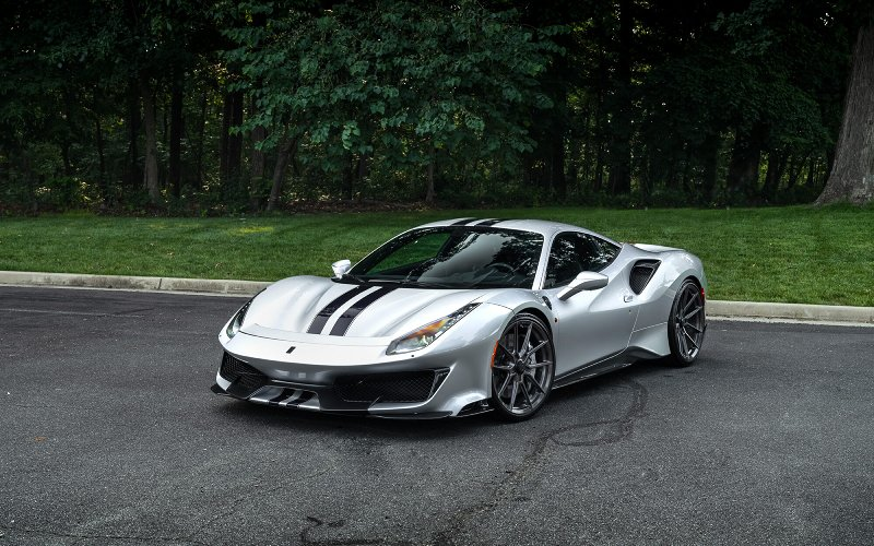 Ferrari 488 met Vossen Wheels NF10 velgen