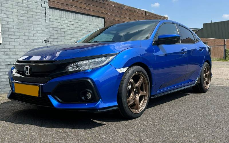 Honda Civic met Enkei TS-5 velgen