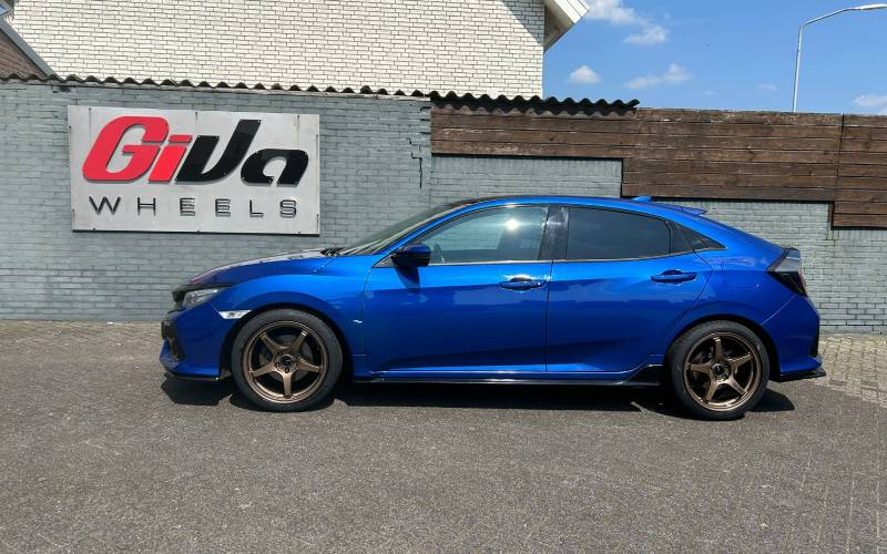 Honda Civic met Enkei TS-5 velgen