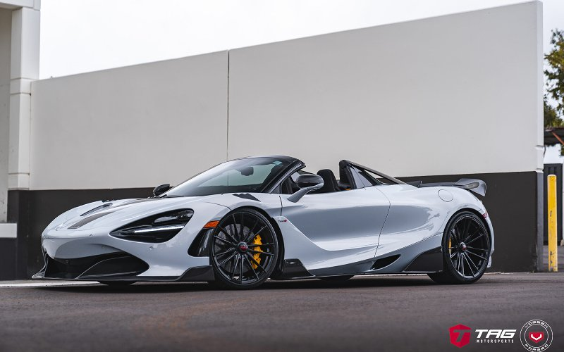 McLaren 720S Spider met Vossen Wheels MC3 velgen