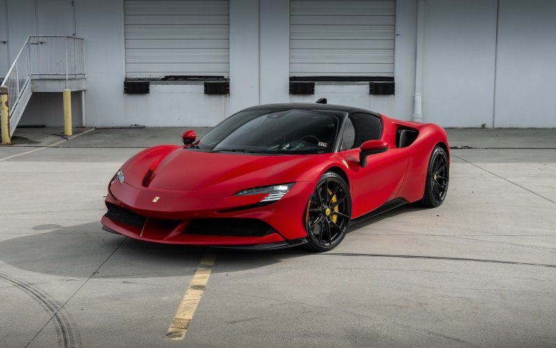 Ferrari SF90 met Vossen Wheels NF10 velgen