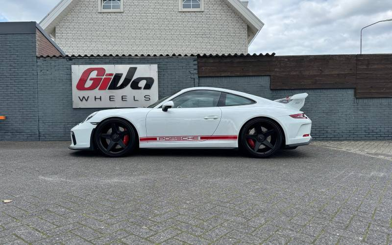 Porsche 911 met Vossen Wheels GNS-1 velgen