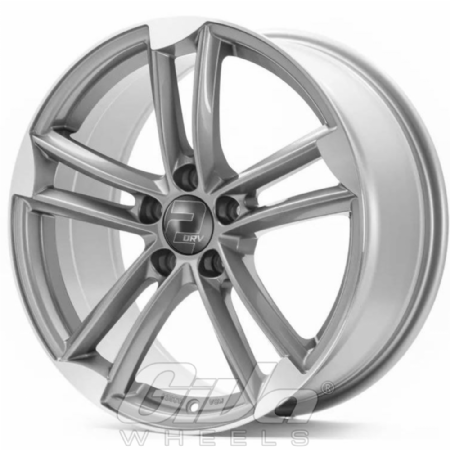 2DRV by Wheelworld WH27 Grey with polished accents