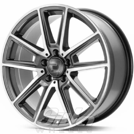 2DRV by Wheelworld WH30 Grey with polished face