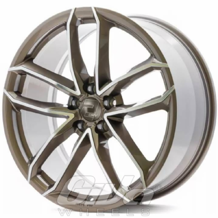 2DRV by Wheelworld WH33 Platinum grey with polished face