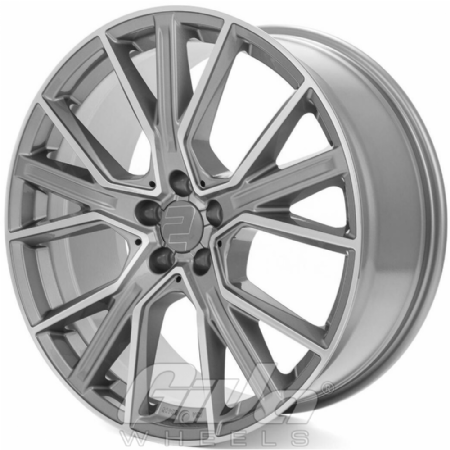 2DRV by Wheelworld WH34 Daytona grey with polished face