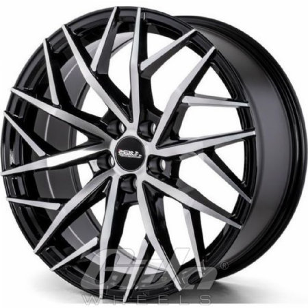 ABS Wheels 334 Black with polished face