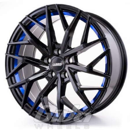 ABS Wheels 334 Black with blue stripe