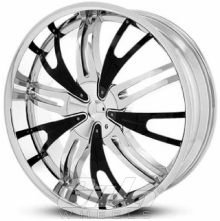 ABS Wheels Capri Chrome and black