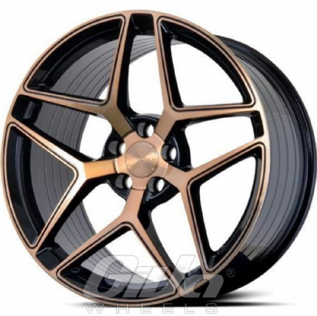 ABS Wheels F16 (Flow Forged) Black with bronze tintend face