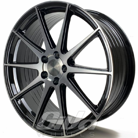 ABS Wheels F22 (Flow Forged) Black with tinted face