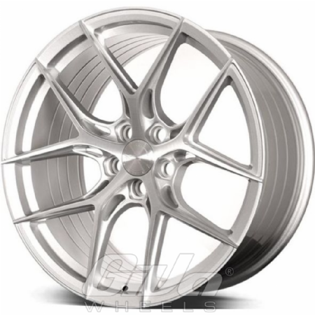 ABS Wheels F5 (Flow Forged) Silver with brushed face