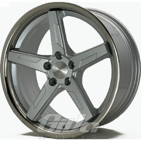 ABS Wheels F55 (Flow Forged) Silver with steel lip