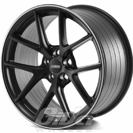 ABS Wheels F6 (Flow Forged) Matt black with polished lip