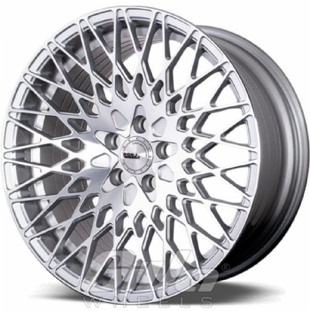 ABS Wheels Web (Flow Forged) Silver with polished face