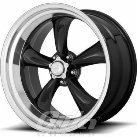 American Racing VN315 Torq Thrust II Black with polished lip