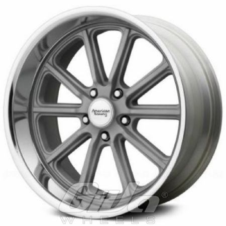 American Racing VN507 Rodder Vintage silver with polished lip