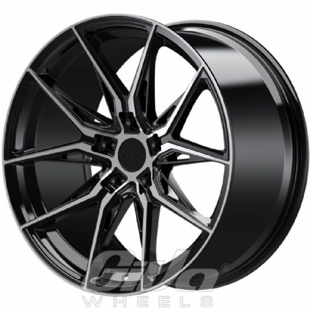Arceo Wheels Marseille Black with polished face