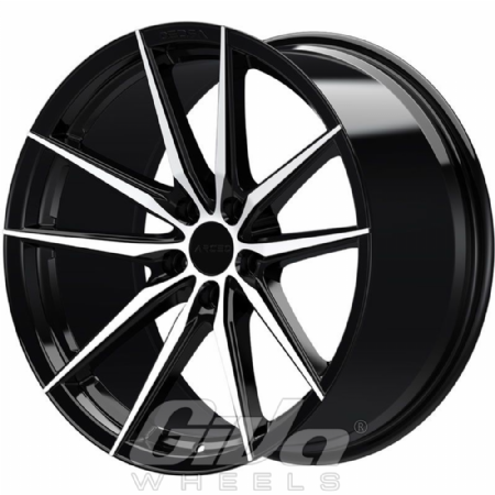 Arceo Wheels Monaco Black with polished face