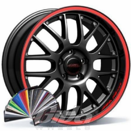 TEC Speedwheels GT-AR1 Black with your RALcolor line
