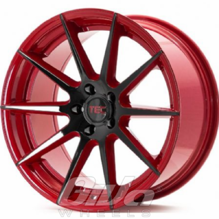 TEC Speedwheels GT7 Red and black