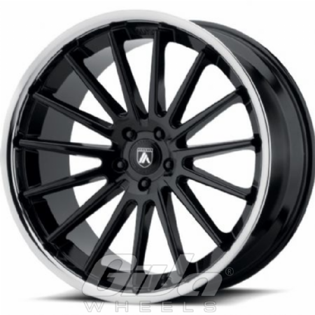 Asanti ABL-24 Beta Black with chrome lip