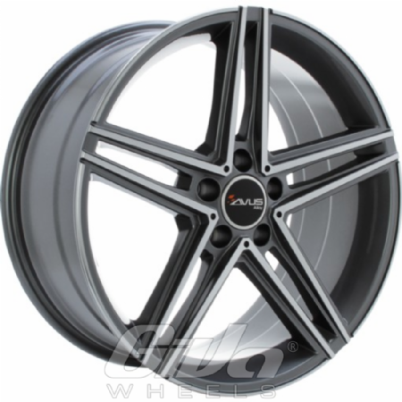 Avus Racing AC-515 Anthracite with polished face