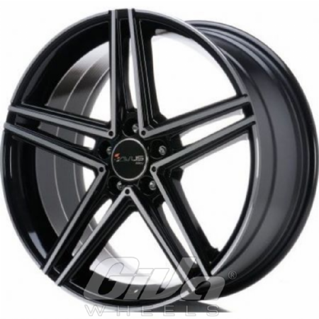 Avus Racing AC-515K Black with polished face