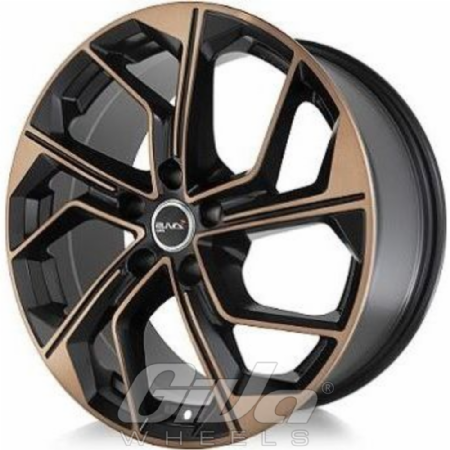 Avus Racing AC-522 Black with polished copper face
