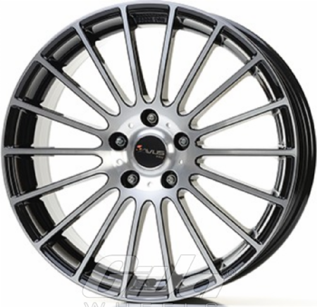Avus Racing AC-M03 Black with polished face