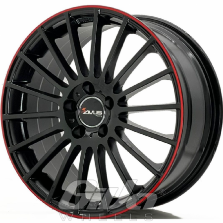 Avus Racing AC-M03 Black with red line