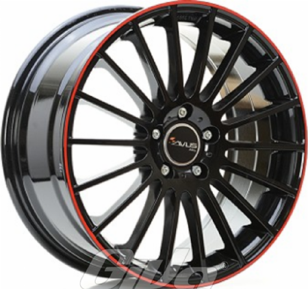 Avus Racing AC-M03 Black with red line