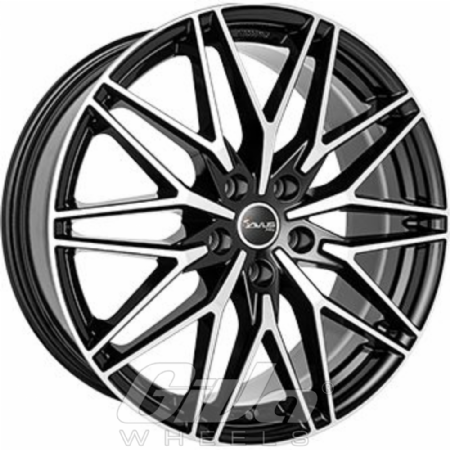 Avus Racing AC-MB6 Black with polished face