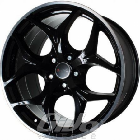 Avus Racing AC-MB2 Black with polished lip