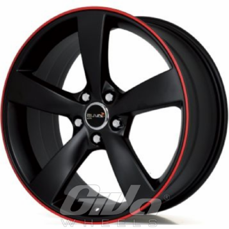 Avus Racing AF-10 Matt black with red line