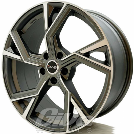 Avus Racing AF-20 Matt anthracite with polished face