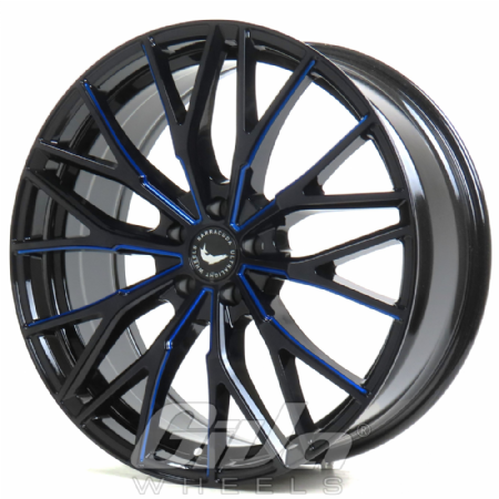 Barracuda Project 3.0 incl spacers (Flow Forged) Black and flashblue
