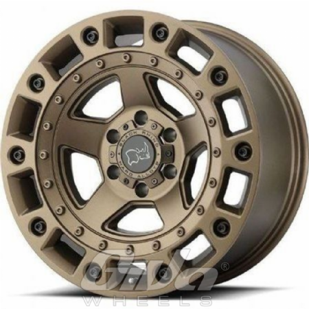 Black Rhino Cinco Bronze with black bolts