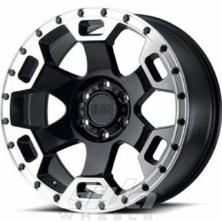 Black Rhino Gauntlet Black with polished lip