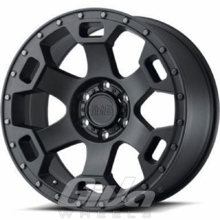 Black Rhino Gauntlet Matt black with gunmetal bolts