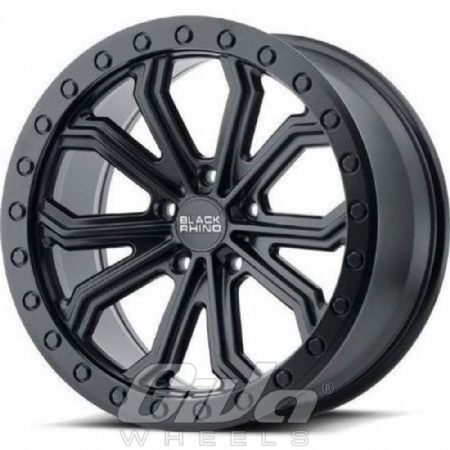 Black Rhino Trabuco Matt black with black bolts