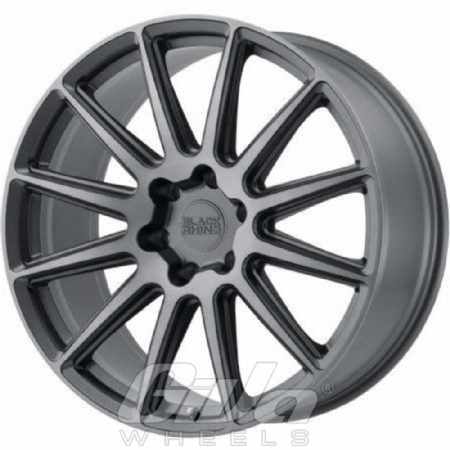 Black Rhino Waza Gunmetal with brushed face