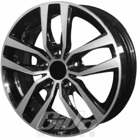 Bonito B214 Black with polished face
