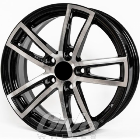 Bonito V87 Black with polished face