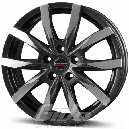 Borbet CW5 Anthracite with polished face