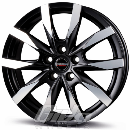 Borbet CW5 Matt black with polished face