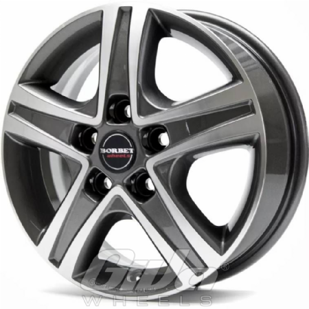 Borbet CWD C Anthracite with polished face