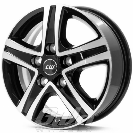 Borbet CWD C Black with polished face