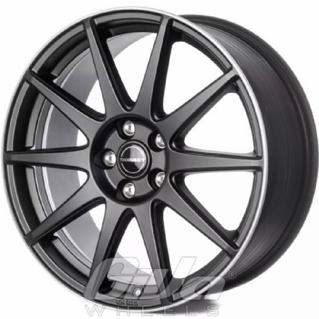 Borbet GTX Matt black with polished lip